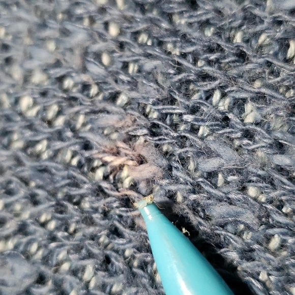 Bill Baber Scottish Handmade Blue Pullover Knit Sweater L/XL - Picture 12 of 16